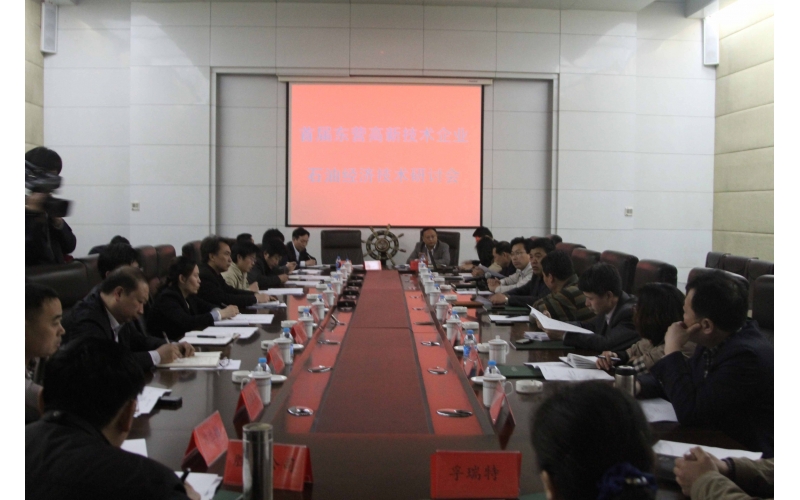 首屆“東營高新技術企業石油經濟技術研讨會” 在我公司召開