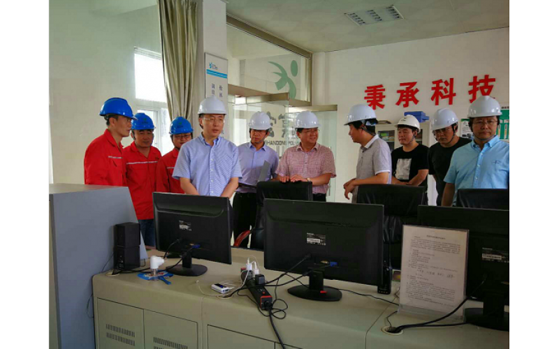 王峰區長到公司實地調研安全生産工作